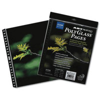 

Itoya Art Profolio 11x8.5" Crystal Clear PolyGlass Pages, 10 Pages Per Pack