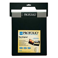 

Itoya ID-24118 Digital Printer Bound Profolio Album with Crystal Clear Polypropylene Pages for 11x8.5", 24 Pages Per Book, Holds 48 Photos Color: Black