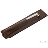 

Itoya Journal Sidekick Magnetic Pen Holder, Recycled Leather, Brown