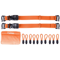 

F-stop Color Kit with 2x Gatekeeper Straps, Heavy-Duty Handle Wrap and 10x Zipper Pulls, Nasturtium Orange