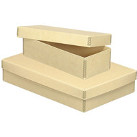 

Lineco 11x17" Archival Print Storage Box, Short Lid Design, 3.5" Deep, Exterior Color: Tan