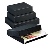 

Lineco 13x19" Archival Print Storage Box, Drop Front Design, 1.5" Deep, Exterior Color: Black