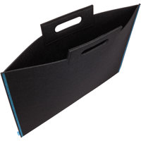 

Itoya Midtown Large Format Artwork Carrier Bag, 14x21", Black/Blue