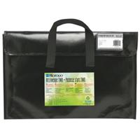 

Itoya Art Profolio Brand Art Envelopes Two, 10.5x14", Stitching and a Ddurable Handle, Color: Black.