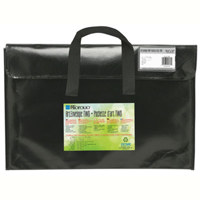 

Itoya Art Profolio Brand Art Envelopes Two, 12.5x19", Stitching and a Ddurable Handle, Color: Black.