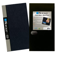 

Itoya Slim Portfolio Photo Album, Library Box Set of 5, Each Holds 120 4x6" Pictures 3-up.