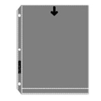 

Archivalware Polypropylene Photo Album Pages, 4 mil, Holds 2 Prints 8" X 10", Pack of 25.