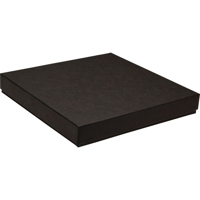 

Print File Press-Printed Square Proof Album Box, 10.88x10.88x1.5", Black