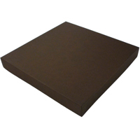 

Print File Square Proof Box, 10.5x10.5x1", Brown