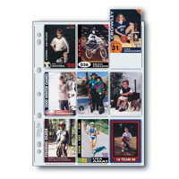 

Print File 120 Size Negative Pages Holds Nine Individual 6x7 Sleeved Frames or Collectable Cards, Pack of 500