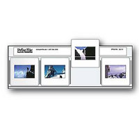 

Print File 35mm Slide Pages Holds Four 2x2" Mounted Transparencies, Top Loading, Fits in a #10 Envelope, Pack of 100