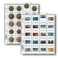 

Print File 35mm Slide Pages Holds Twenty 2x2" Mounted Transparencies, Top Loading, Pack of 25