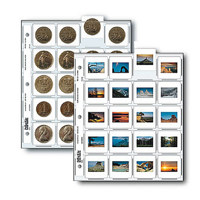 

Print File 35mm Slide Pages Holds Twenty 2x2" Mounted Transparencies, Top Loading, Pack of 500