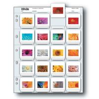 

Print File 35mm Slide Pages Holds Twenty 2x2" Mounted Transparencies, Top Loading, Pack of 500