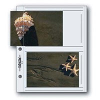 

Print File 35-4C Archival Album Pages Holds Four 3-1/2x5" Prints, Pack of 12, Clear