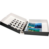 

Print File 11.75x13x2.5" Metal-Edge 3-Ring Binder Box for CD Preservers, Gray