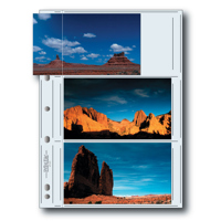 

Print File Premium Archival Album Page for Six 4x7" APS Prints, 8 mil, 25 Pack, Clear