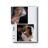 

Print File 55-4M Archival Album Pages Holds Four 5x5" Prints, Pack of 25, Clear