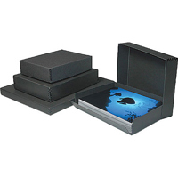 

Print File Black Drop-Front Metal Edge Archival Box 16.5x20.5x1.5"
