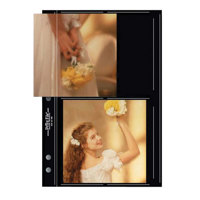 

Print File BLK55-4M, Premium Black Background M-Series Album Pages, Holds Four 5x5" Prints, Pack of 25.