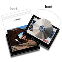 

Print File CD/DVD Archival Storage Page, Holds 1-CD/DVD and/or a 4x6 Index Card in Front Pocket, and 36-4x6 prints in Back Pocket, Pack of 25 Pages.