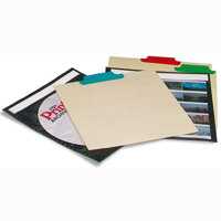 

Print File CD Tabbed Divider Pages, Color Coded, Pack of 12.