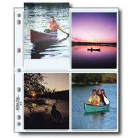 

Print File Archival Photo Pages Holds Eight 4x5" Prints, Pack of 100