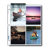 

Print File Archival Photo Pages Holds Eight 4x5" Prints, Pack of 500
