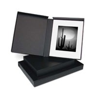 

Print File Black Clamshell Portfolio Print Box 5-1/2x7-5/8x2-1/2", with Black Lining