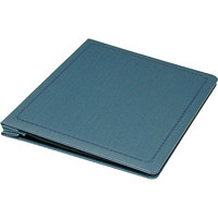 

Print File Scrapbook 8-1/2x11" - with Twelve White Inserts and Pages to Hold Twenty Four Prints, Blue Linen Cover.