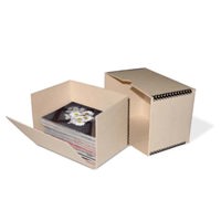 

Print File Tan Drop-Front Metal Edge Box 4-1/2x6-1/2x4-1/2"