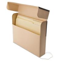 

Print File Slim Letter Size Flip Top Document Box, Tan