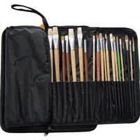 

Itoya Expandable Brush Case for Small-Handle Brushes, Holds up to 44 Brushes