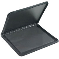 

Itoya Start 2 Presentation Portfolio Case, Zippered Multi-ring Binder with Ten 8.5x11" Archival Sheet Protectors, Cover Color: Black.