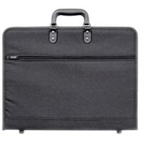 

Itoya Start 3 Presentation Portfolio Case, Zippered Binder with Internal Holding Straps, 20x26x1", Cover Color: Black.