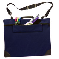 

Itoya SF2 Softside Portfolio Holder, 31x23" Soft Bag for Transporting Photographs, Artwork & Documents, Dark Blue