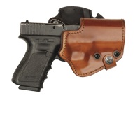 

Front Line Leather/Kydex/Suede Tri-Layer Right Hand Belt Holster for 1911 Full Size Pistols with 5" Barrel, Tan