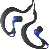 

Fitness Technologies UWater Triple Axis Action Stereo Earphones, 100% Waterproof, Black/Blue