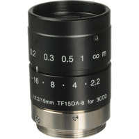 

Fujinon TF15DA-8 15mm F/2.2 Fixed Focal Lens for Machine Vision and Robotics, C-Mount, Manual Iris