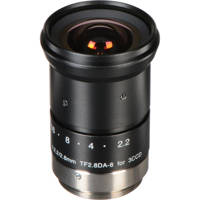 

Fujinon TF4DA-8 4mm F/2.2 Wide Angle Lens for 1/3" 3-CCD Industrial Cameras, Manual Iris and Focus, C-Mount