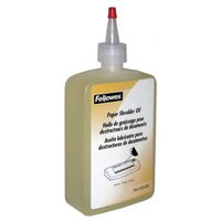 

Fellowes Powershred Shredder Lubricant, 12 oz. Plastic Squeeze Bottle.