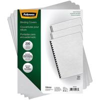 

Fellowes Presentation Covers, Oversize Letter, 200 Pack, White