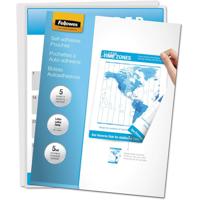 

Fellowes Self-Adhesive 5 Mil Pouches, Letter, 5 Pack, Clear