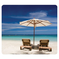 

Fellowes Recycled Optical Mouse Pad, Beach chairs