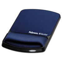 

Fellowes Mouse Pad/Wrist Support with Microban Protection, Sapphire