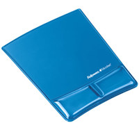 

Fellowes Mouse Pad/Wrist Support with Microban Protection, Polyurethane Gel, Blue