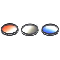 

Freewell 3-Pack Graduated Filter for DJI Inspire Zenmuse X3/Z3/Osmo/Osmo+ Camera Lens, Includes Gray Grad Filter, Orange Grad Filter and Blue Grad Filter