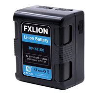 

FX Lion BP-M150 Square V-Mount Lithium-Ion Battery, 14.8V, 10Ah, 148Wh