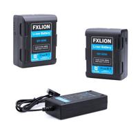 

FX Lion BP-M98-KA Square V-Mount Lithium-Ion Battery Kit with Charger, 14.8V, 6.7Ah, 98Wh