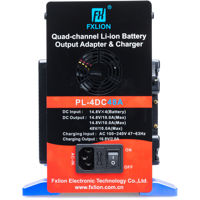 

FX Lion PL-4DC48A 48V Skypower Quad-Channel Gold-Mount Li-Ion Battery Output Adapter and Charger